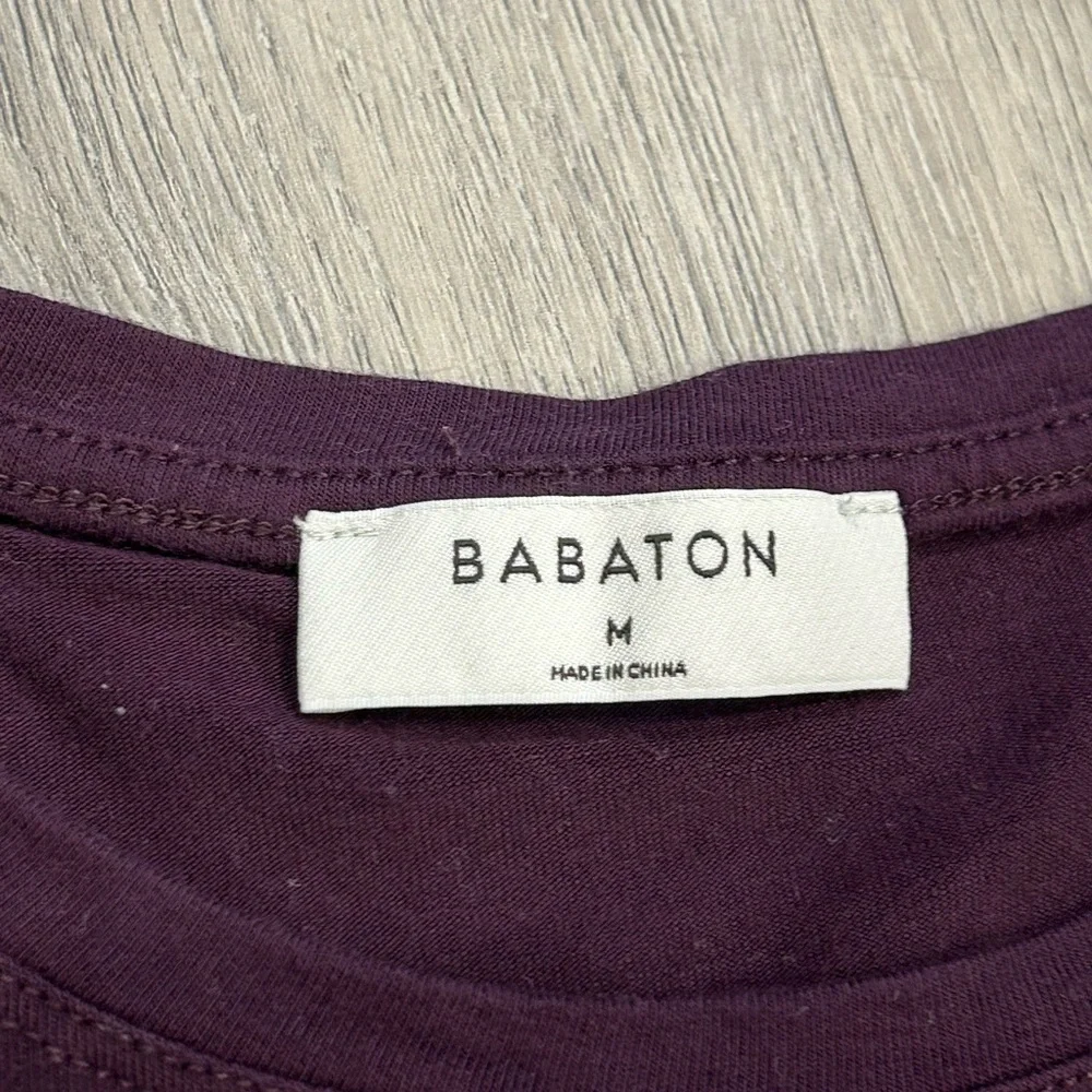 Babaton Purple Crop T-Shirt - Picture 2 of 3